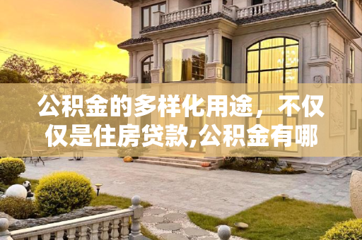 公积金的多样化用途，不仅仅是住房贷款,公积金有哪些用途