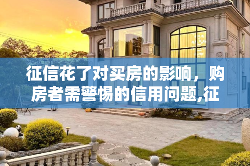 征信花了对买房的影响，购房者需警惕的信用问题,征信花了买房有影响吗